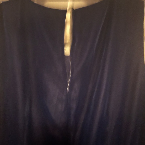 J Crew Velvet Sleeveless Ruffle Bottom Dress Sz 8 - Picture 3 of 4